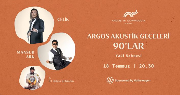 Çelik & Mansur Ark & DJ Hakan Küfündür: Argos Akustik Geceleri 90’lar