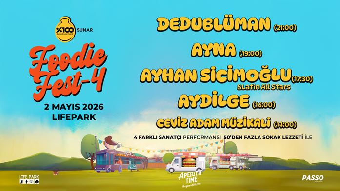 Yüzdeyüz Müzik Sunar: FoodieFest 4