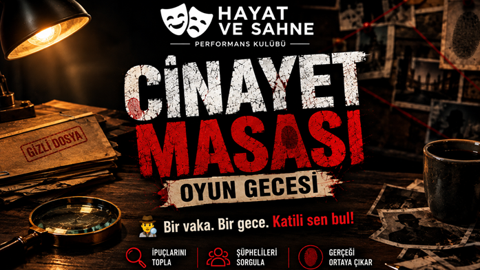 Cinayet Masası - Oyun Gecesi I Adana afişi