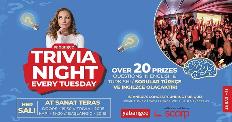 11 ağustos | trivia night