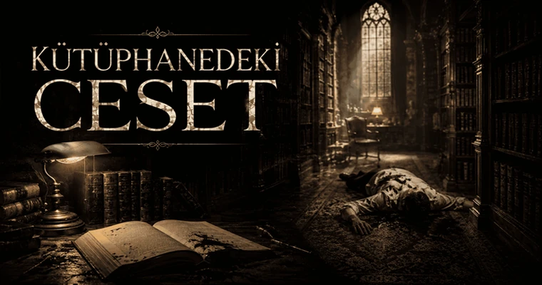 kütüphanedeki ceset