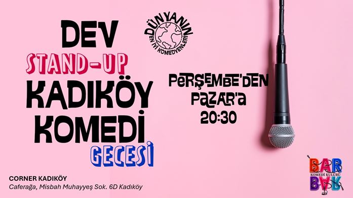 Stand up Kadıköy Komedi Gecesi Cumartesi