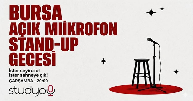 Bursa Açık Mikrofon Stand Up Gecesi | Bursa