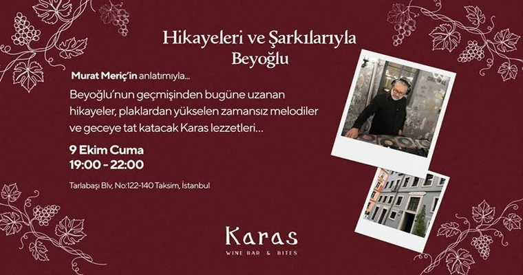 Murat Meriç ile Şarkılarıyla Beyoğlu