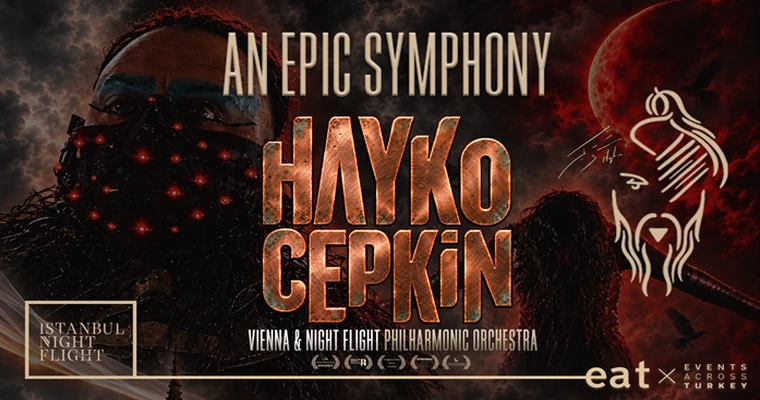 An Epic Symphony - Hayko Cepkin, 14 Kasım 2026, Harbiye Cemil Topuzlu Açıkhava Tiyatrosu, İstanbul konser afişi