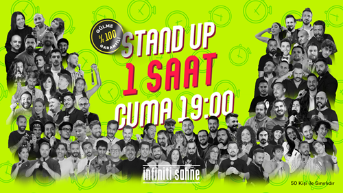 Stand up Bir Saat Beyoğlu Cuma afişi