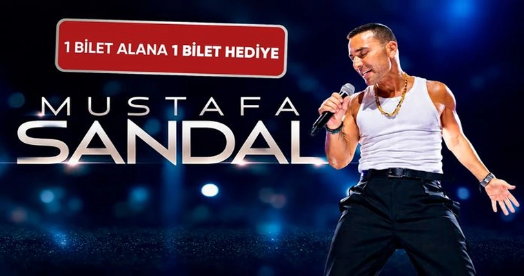 Mustafa Sandal, 10 Ekim 2026, Denizli Açıkhava Tiyatrosu konser afişi