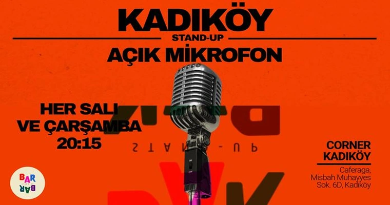kadıköy açık mikrofon stand up