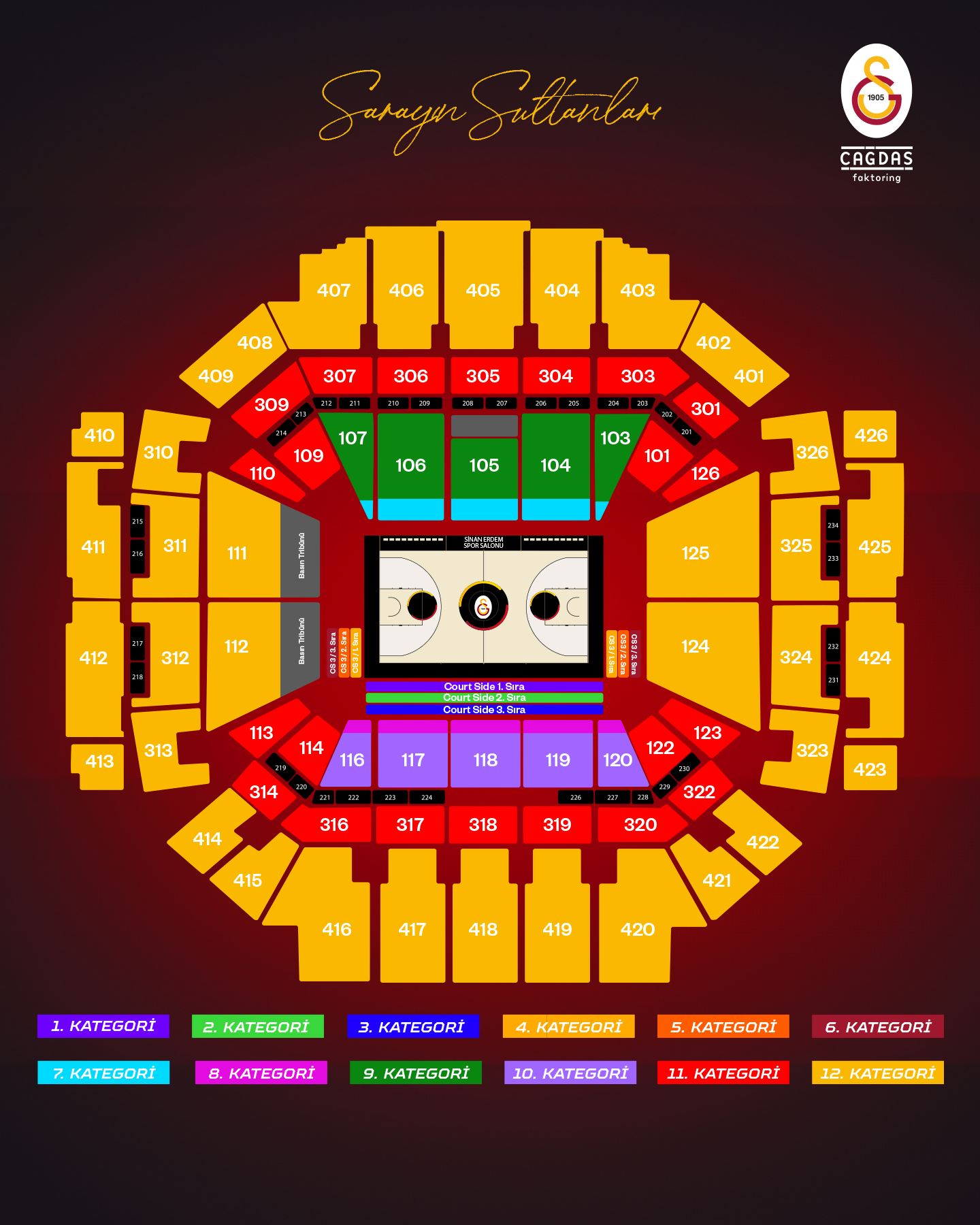 Galatasaray Çağdaş Faktoring 2026/2027 Kombine