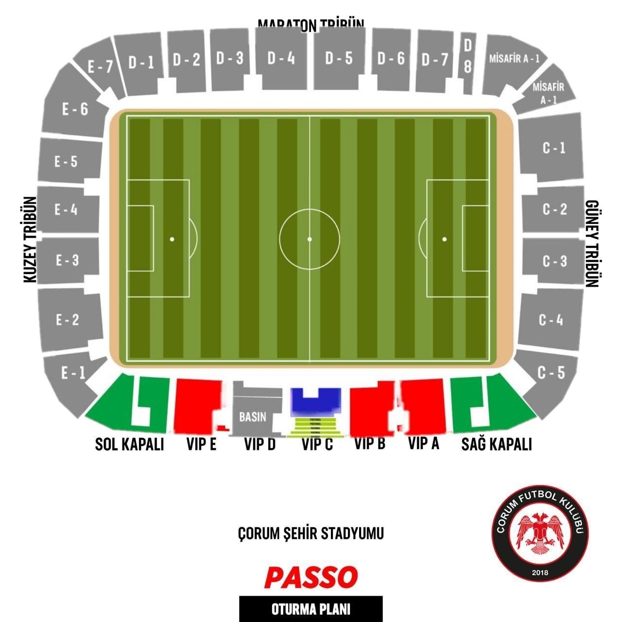Arca Çorum Futbol Kulubü 26/27 Kombine