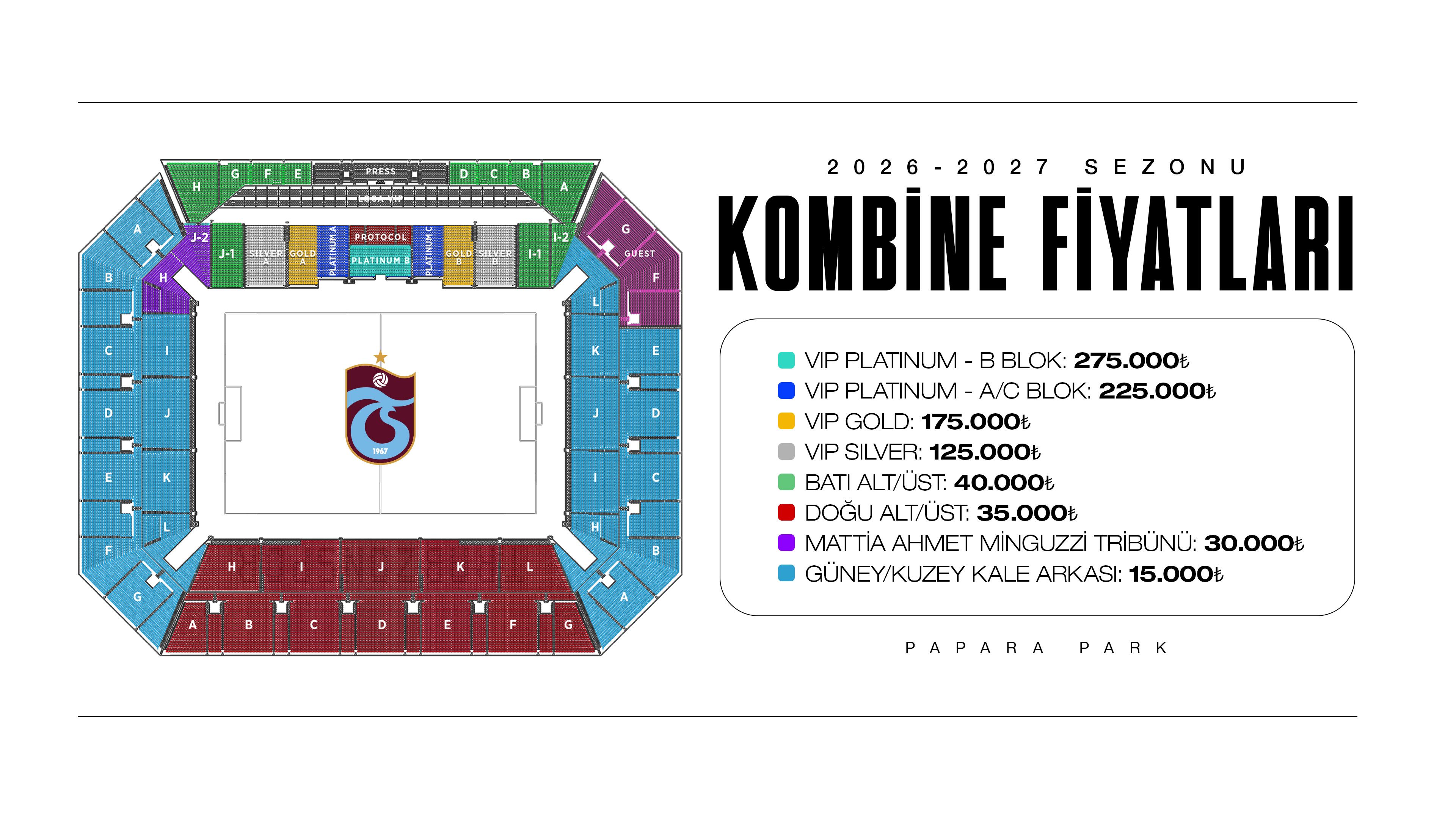 Trabzonspor  A.Ş. 2026/2027 Kombine